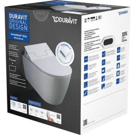 Miska WC Me By Starck Z Deską Myjącą 57x37 631000002004300 Duravit