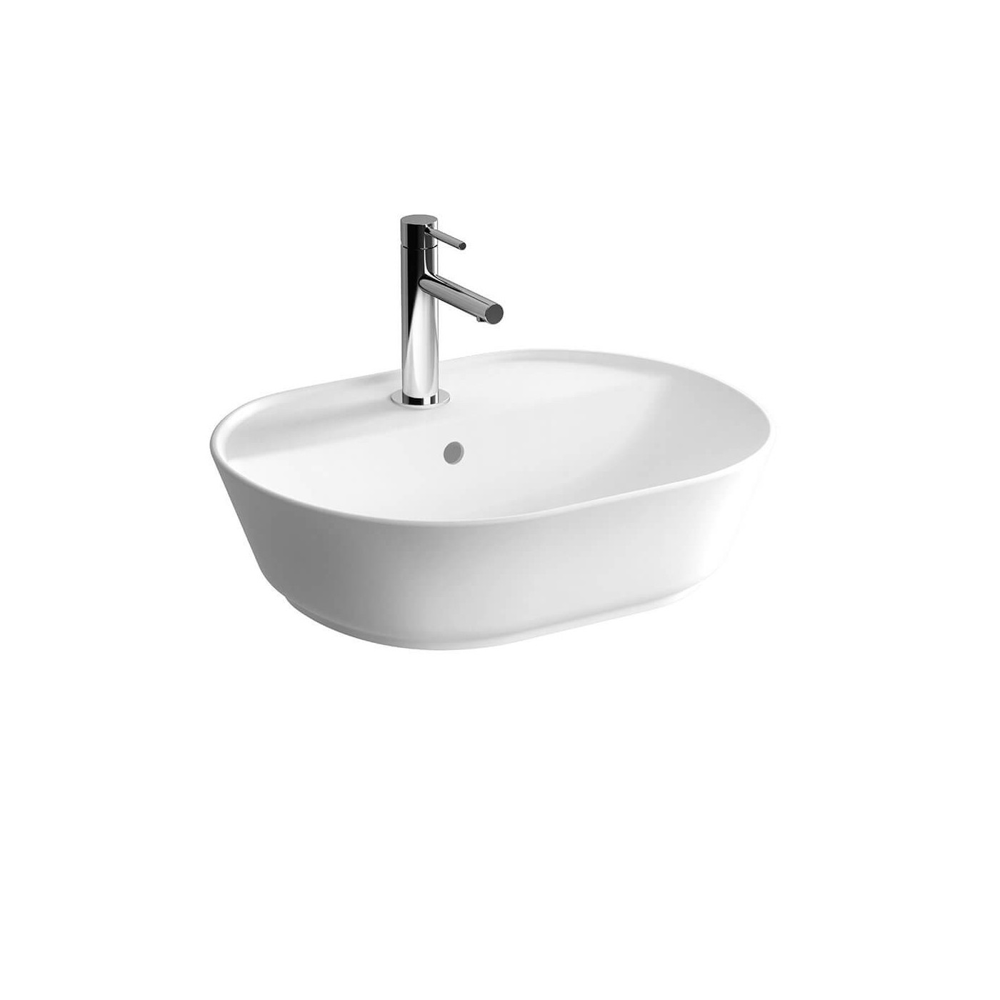 Umywalka Nablatowa Geo Oval 55 Z Otworem 7428B003-0041 Vitra