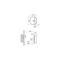 Umywalka Nablatowa Geo Oval 55 Z Otworem 7428B003-0041 Vitra