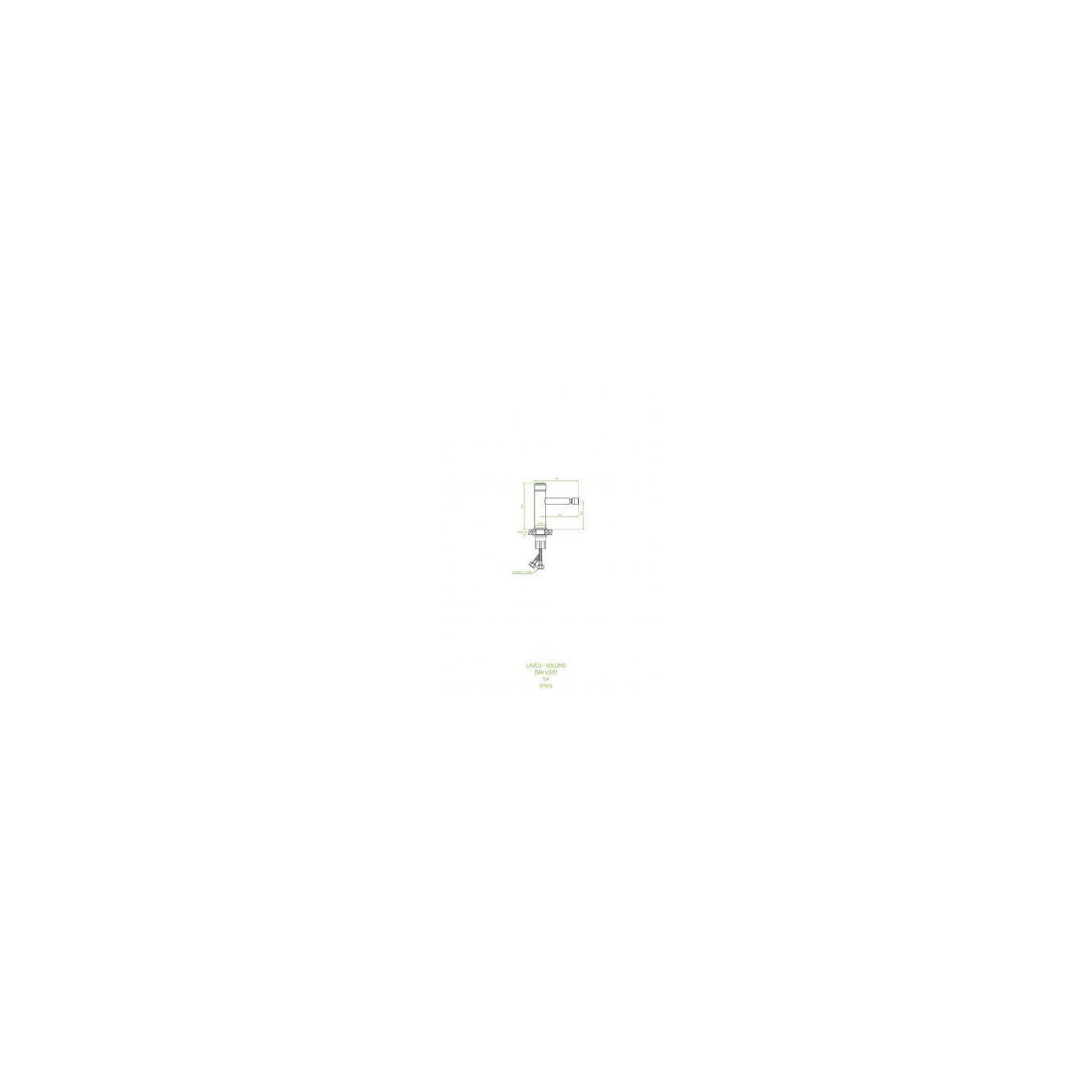Bateria Bidetowa Volumo Czarny BAV 732D Laveo