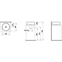 Umywalka Nablatowa Living Square 38x38 H8114350001121 Laufen