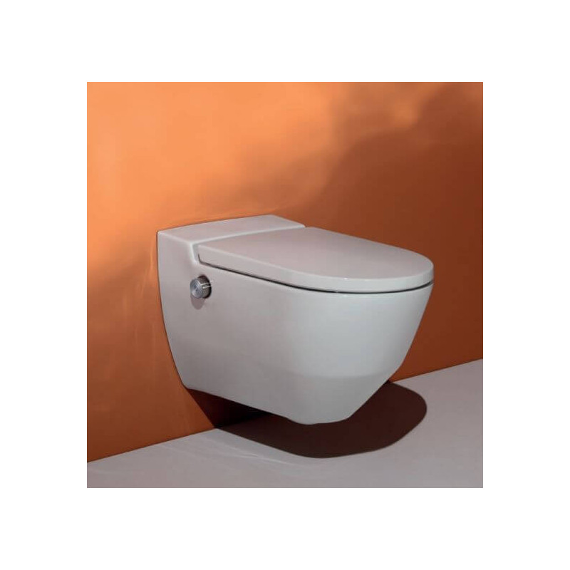 Toaleta Myjąca Podwieszana Navia RIMLESS z Powłoką 68x37 H8206014000001 Laufen