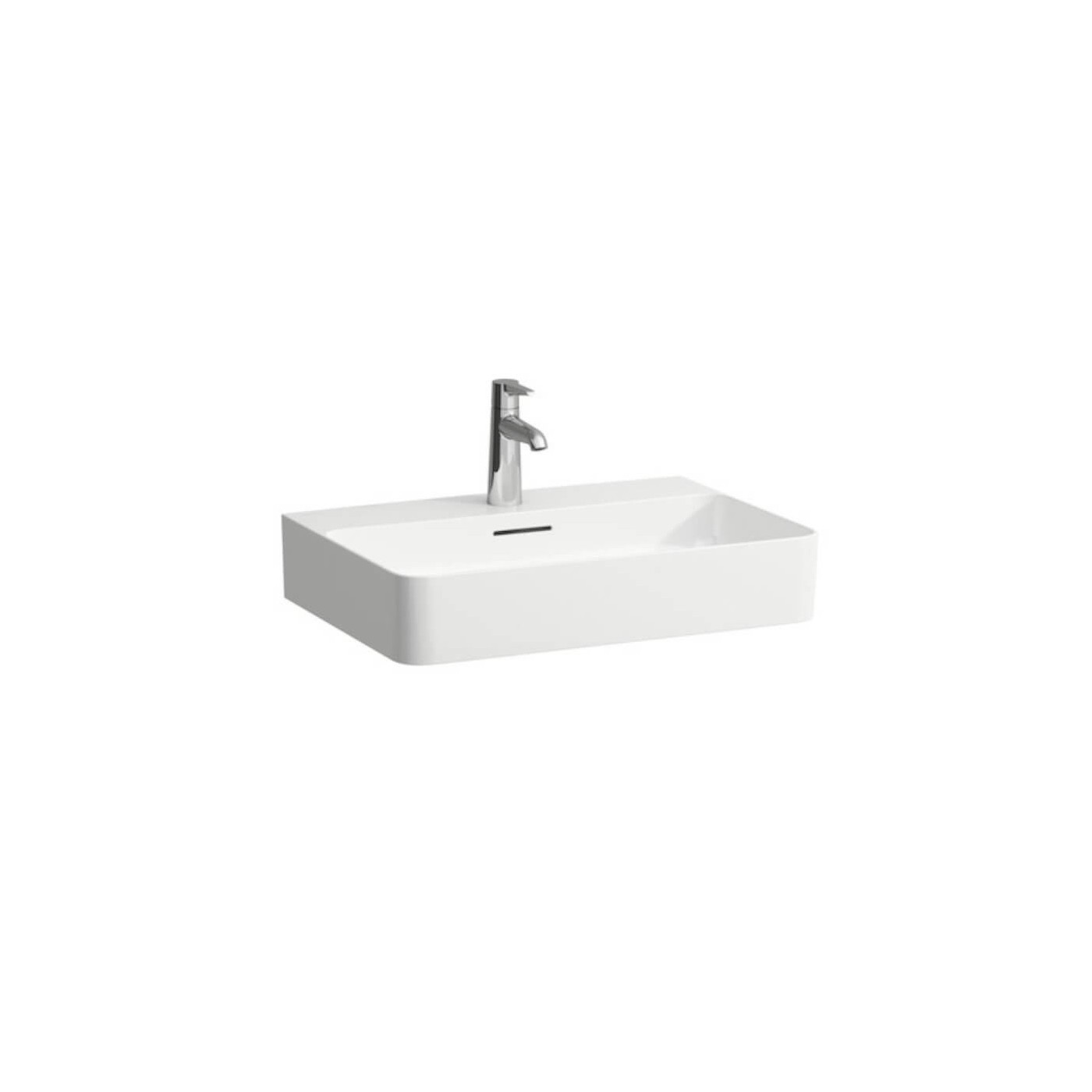 Umywalka Ścienna 600x420 mm Val Biały H8102830001041 Laufen