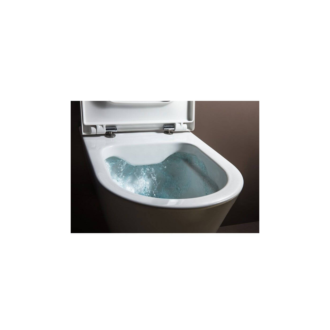 Miska WC Podwieszana Rimless 545x370 mm Kartell Biały H8203370000001 Laufen