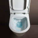 Miska WC Podwieszana Rimless 545x370 mm Kartell Biały H8203370000001 Laufen