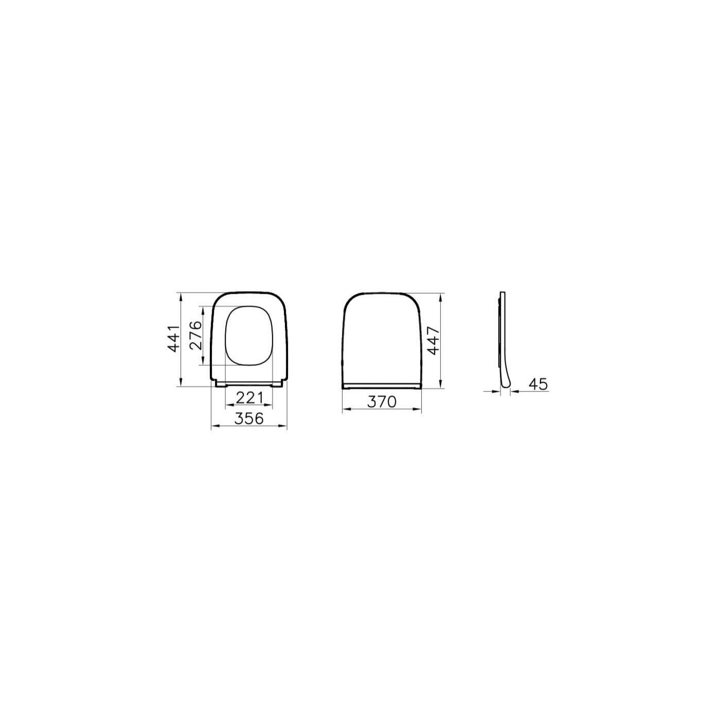 Deska Wolnoopadająca Shift 191-003R009 Vitra