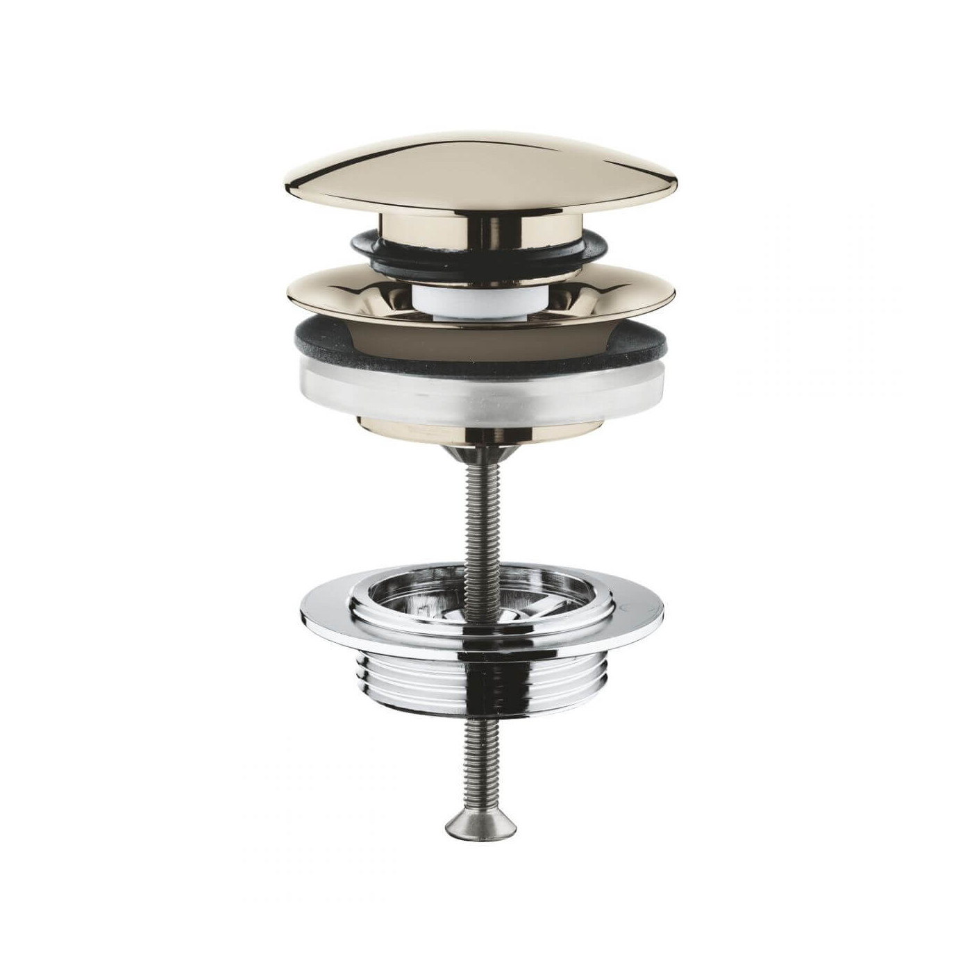 Zestaw Odpływowy Z Korkiem Typu Klik-Klak Polished Nickel 65807BE0 Grohe