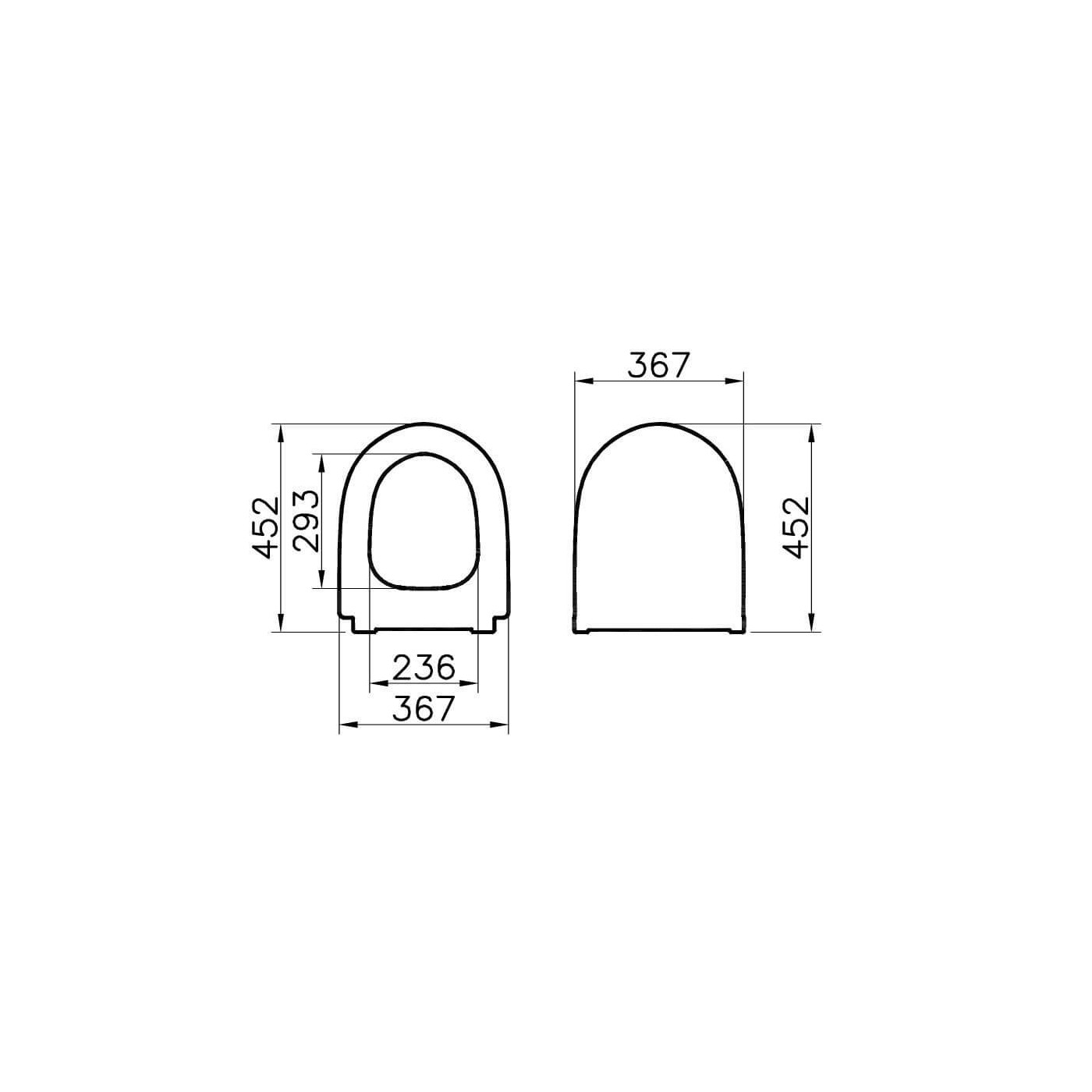 Deska Wolnoopadająca Sento Slim 120-003R009 Vitra