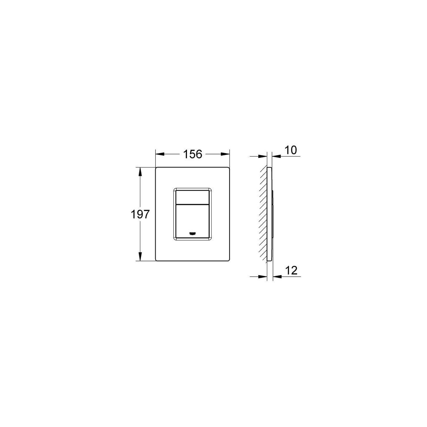 Przycisk Skate Cosmopolitan 38966KF0 Grohe