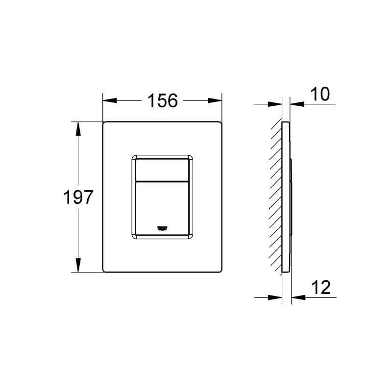 Przycisk Skate Cosmopolitan 38966KF0 Grohe