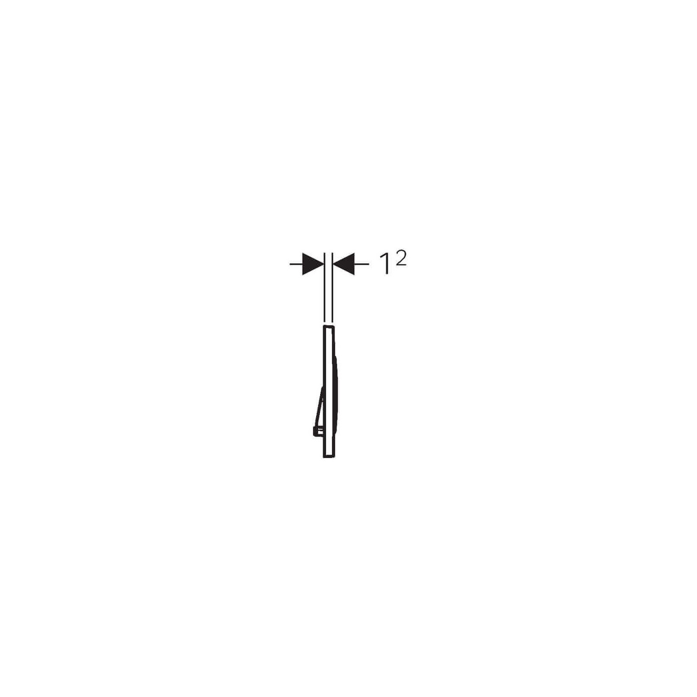 Przycisk Sigma 20 Srebrny 115.882.SN.1 Geberit