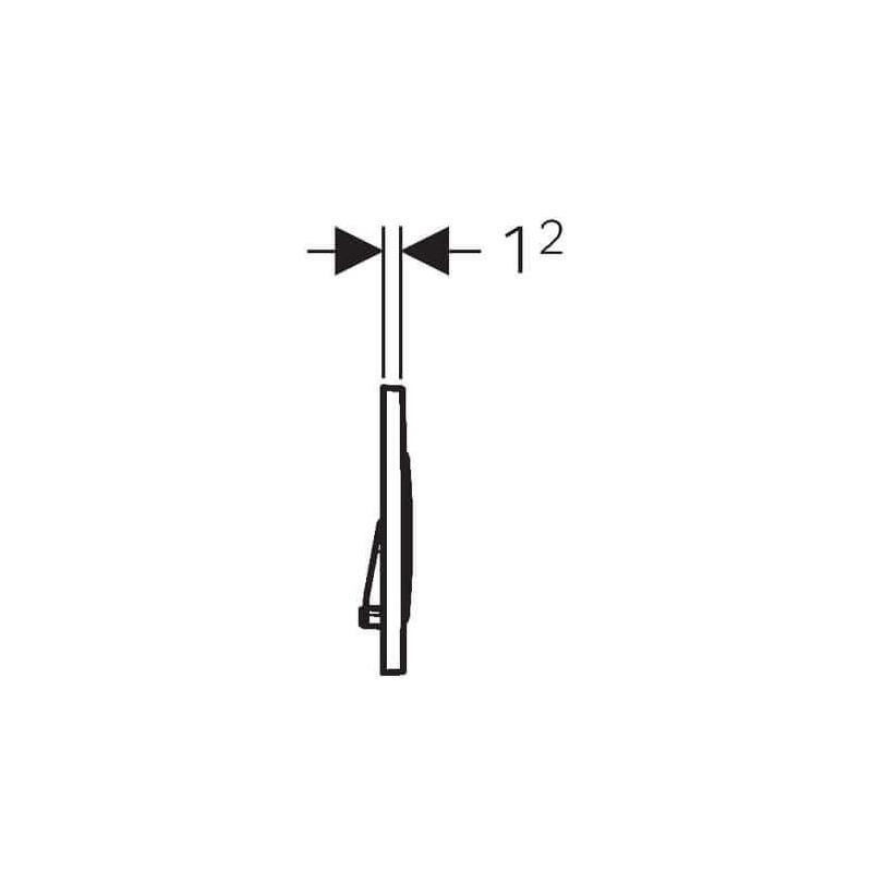 Przycisk Sigma 20 Srebrny 115.882.SN.1 Geberit