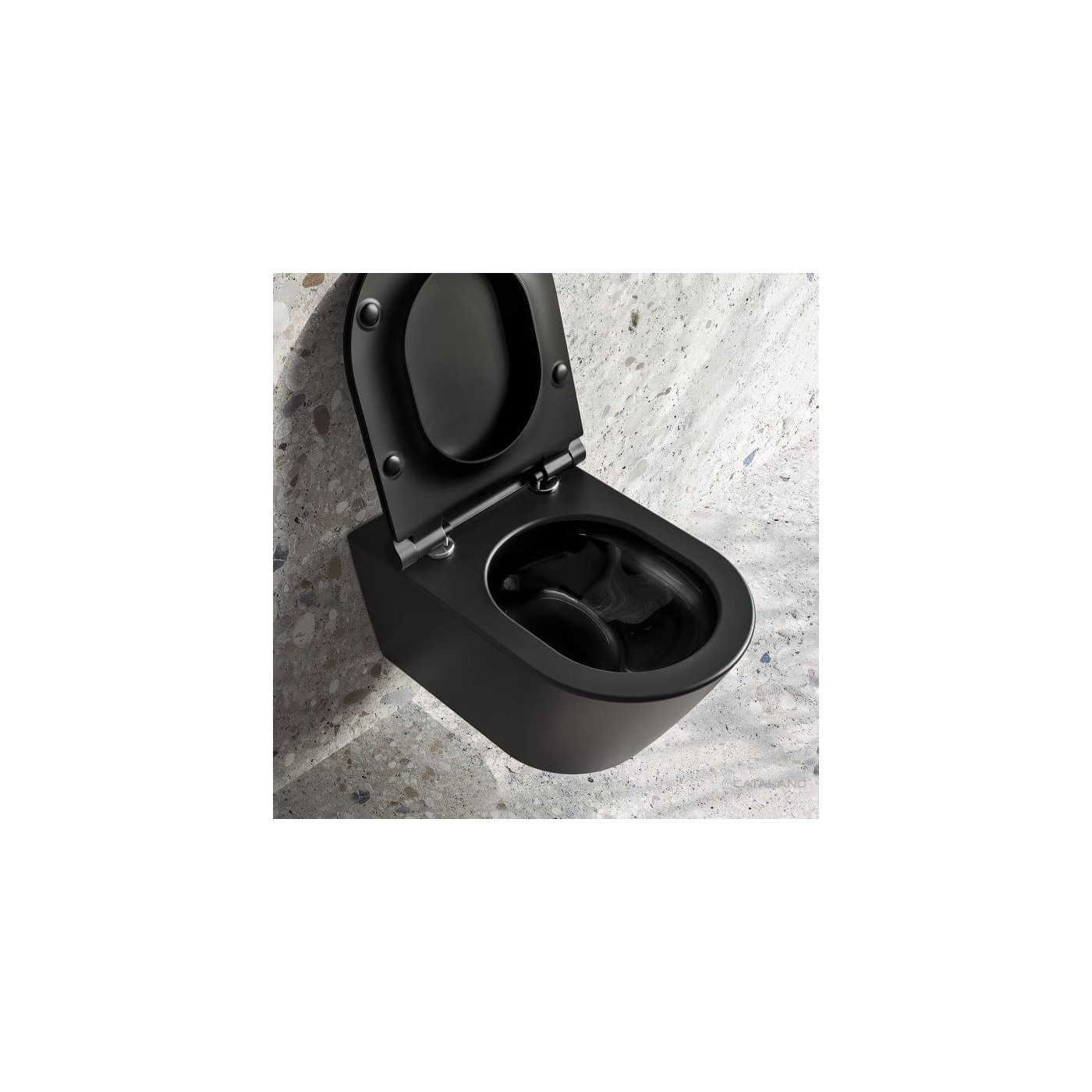 Miska WC Podwieszana Zero 55x35x26,5 cm I Mocowania 0111550022+5KFST00 Catalano