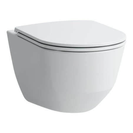 Zestaw Miska WC Podwieszana Rimless + Deska WC Slim Pro A Biały H8669560000001 Laufen