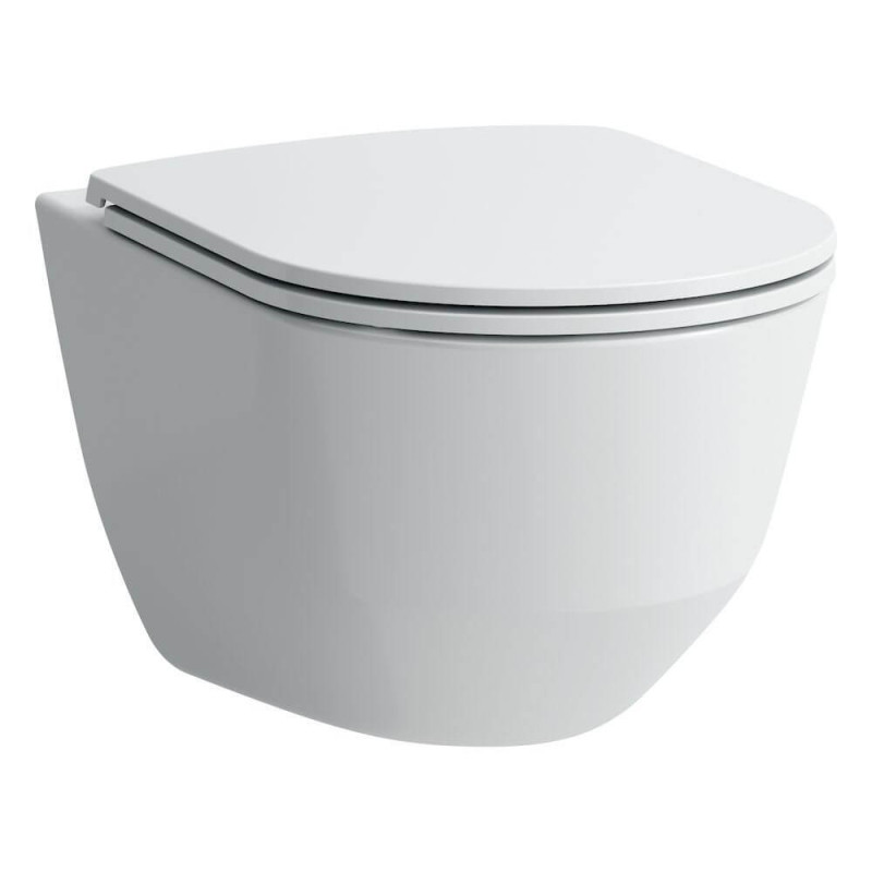 Zestaw Miska WC Podwieszana Rimless + Deska WC Slim Pro A Biały H8669560000001 Laufen