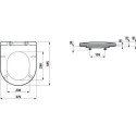 Zestaw Miska WC Podwieszana Rimless + Deska WC Slim Pro A Biały H8669560000001 Laufen