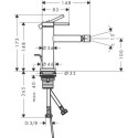 Bateria Bidetowa Tecturis S Brąz Szczotkowany 73201140 Hansgrohe