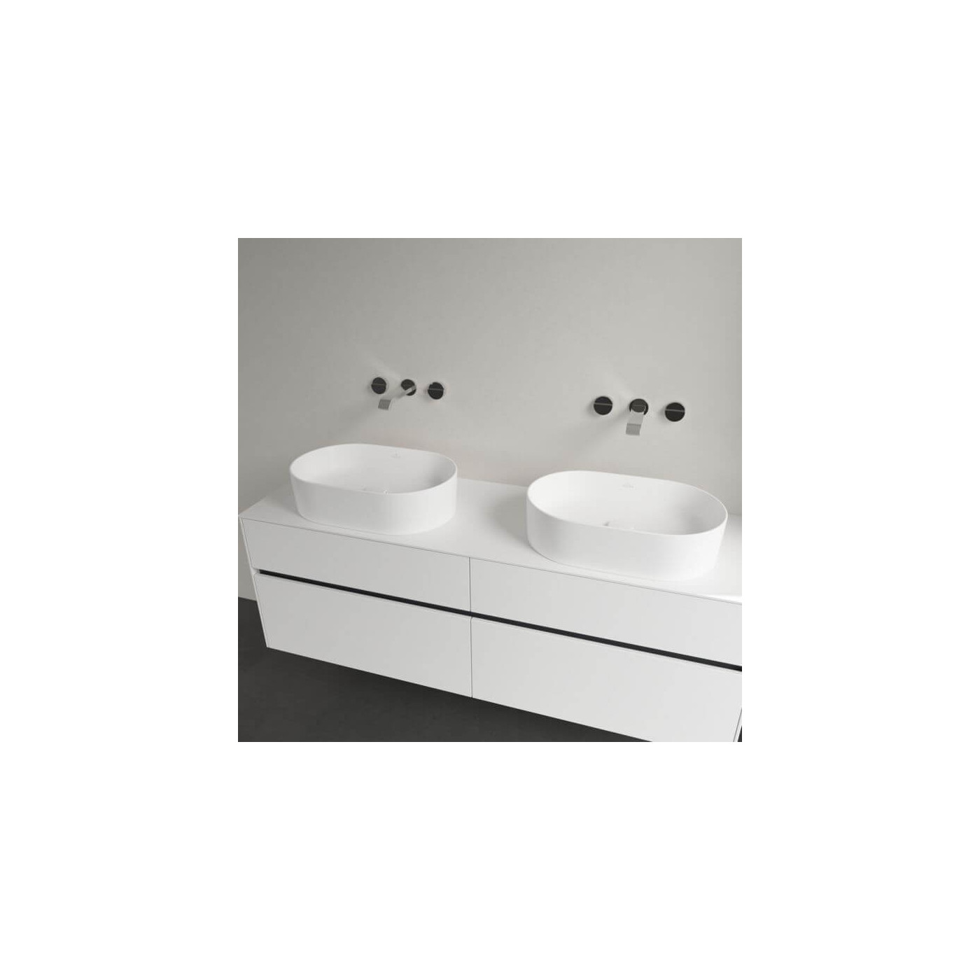 Umywalka Nablatowa Collaro 56x36 Weiss Alpin 4A195601 Villeroy&Boch