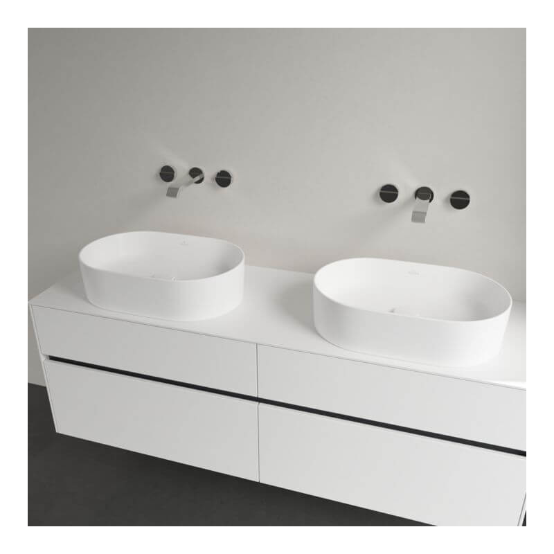 Umywalka Nablatowa Collaro 56x36 Weiss Alpin 4A195601 Villeroy&Boch