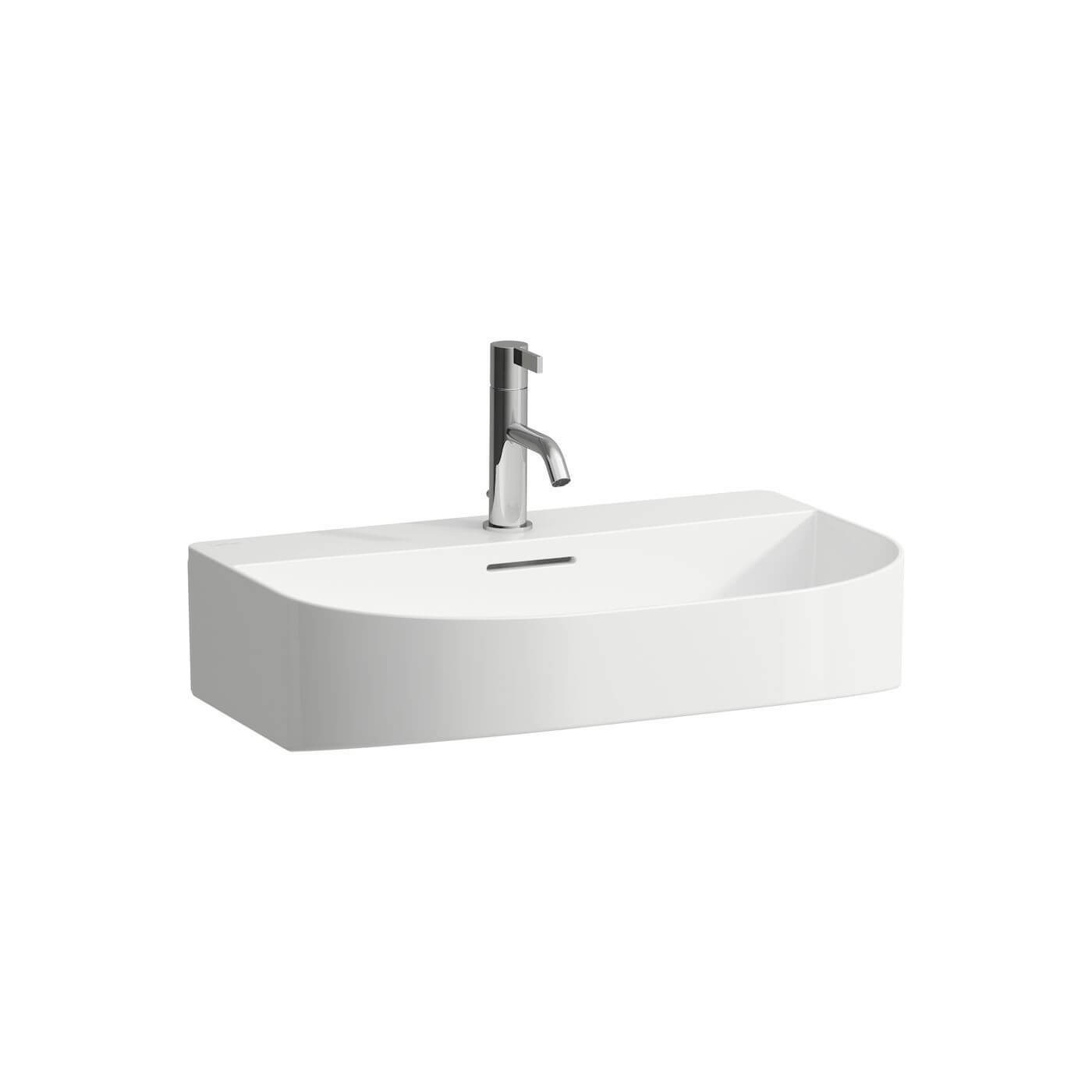 Umywalka Nablatowa Sonar Z Otworem Na Baterię 60x42x14,5 H8103420001041 Laufen
