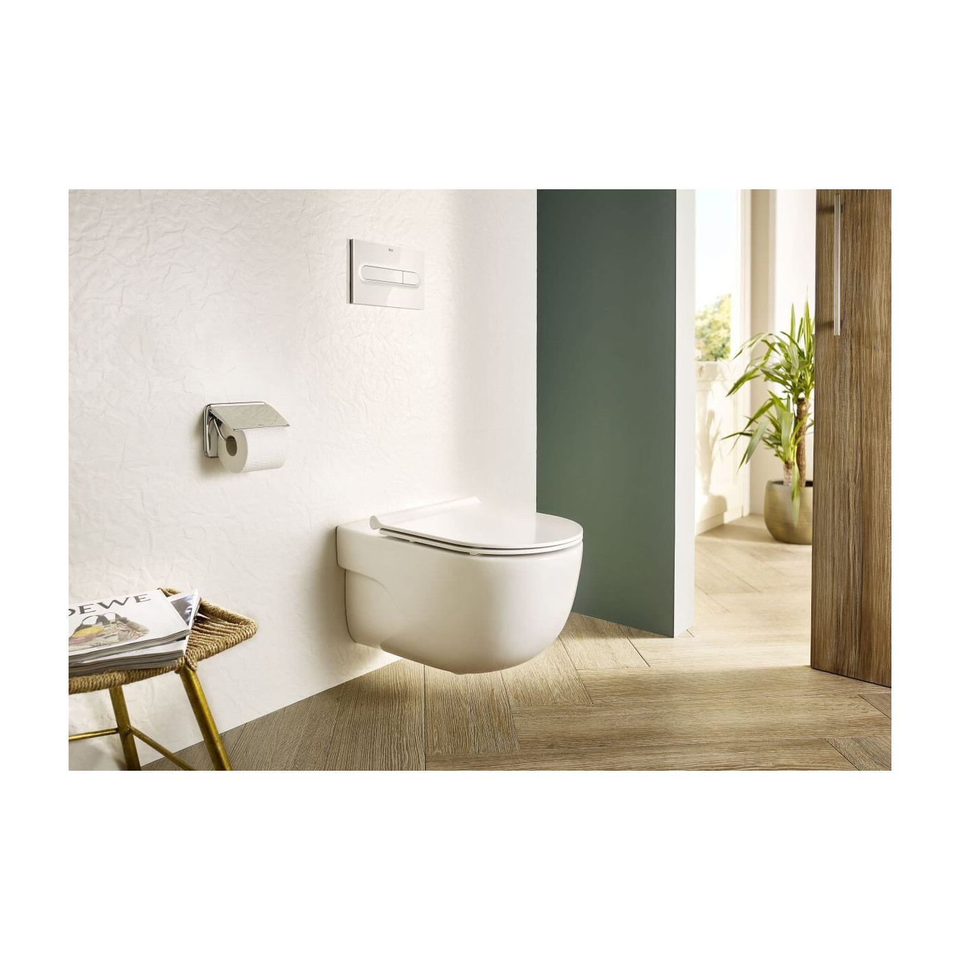 Miska WC Rimless Z Deską Wolnoopadającą 40x36 Meridian A34H242000 Roca
