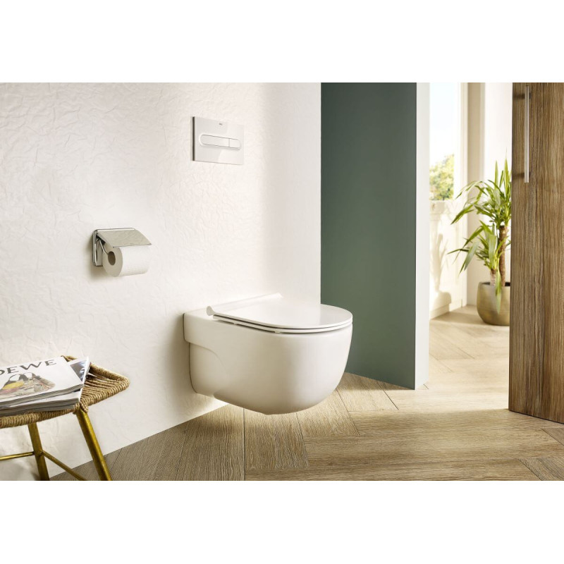 Miska WC Rimless Z Deską Wolnoopadającą 40x36 Meridian A34H242000 Roca