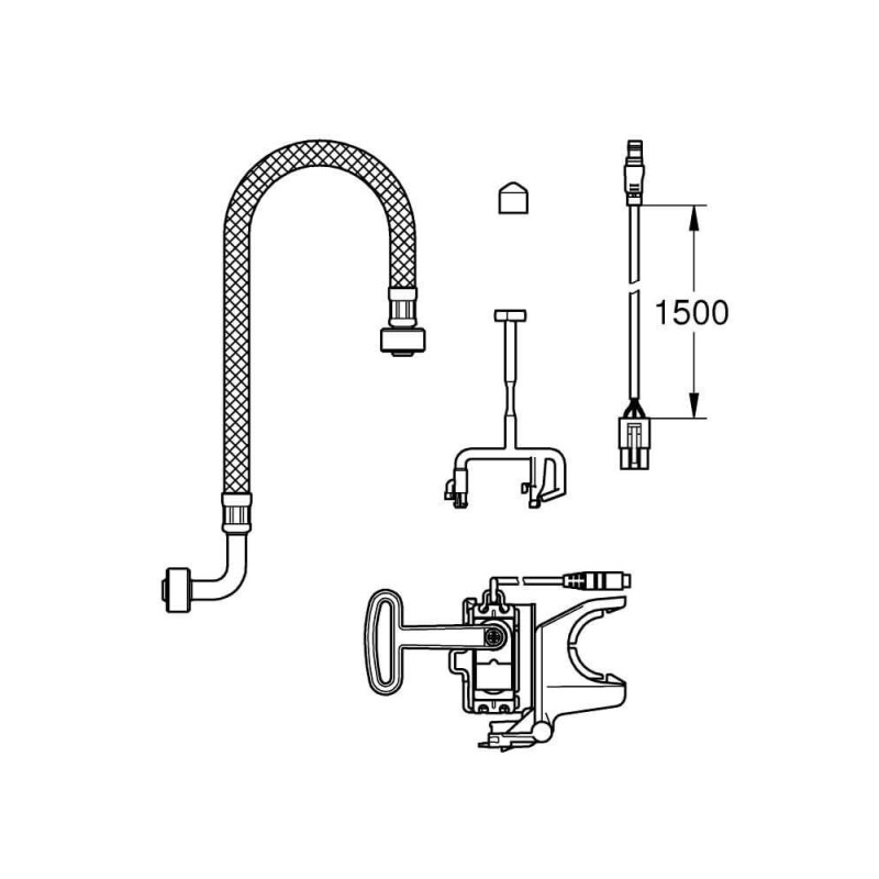 Zestaw Do Spłukiwania Automatycznego Sensia Arena 46944001 Grohe