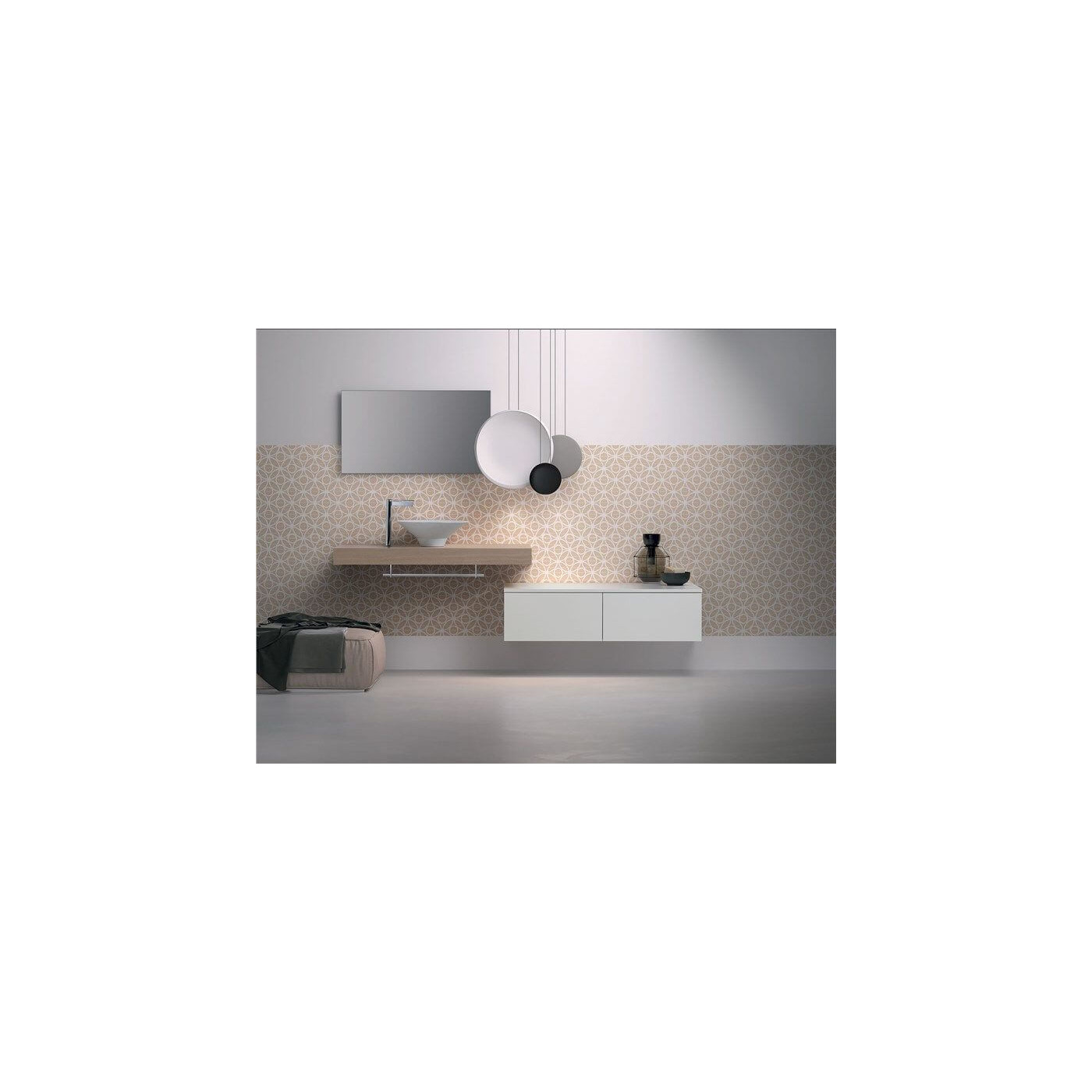 Umywalka Nablatowa Deco Biała 480101 Kerasan