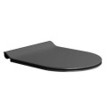 Deska Soft Close Slim Czarna 45,5 x 36,5 cm MS86CSN26 GSI
