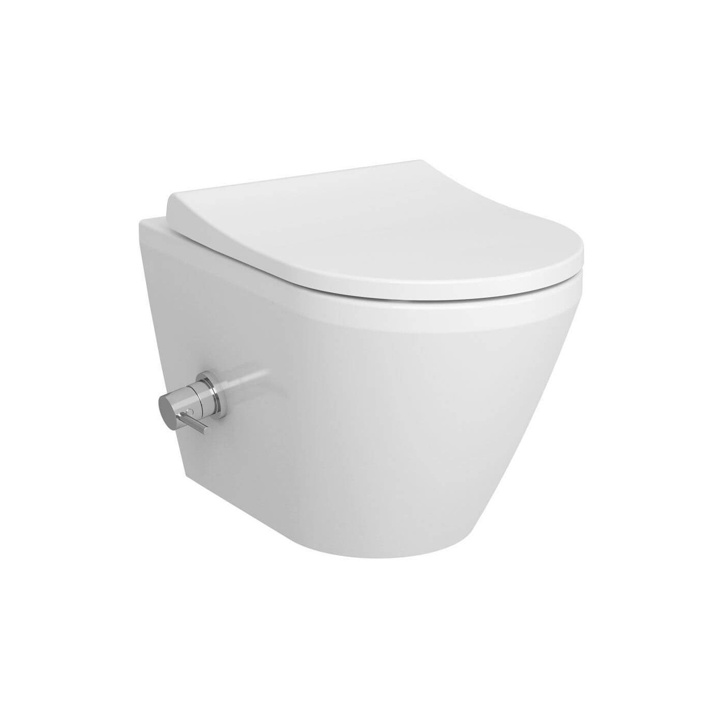 Miska WC Wisząca Integra 54x36 cm Z Funkcją Bidetu Biała 7041B003-7211 Vitra