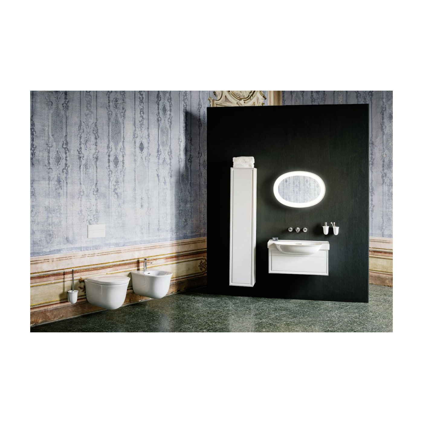 Umywalka The New Classic Bez Otworu Na Baterię 80x48x7,5 H8138550001091 Laufen