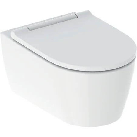 Zestaw Miska WC Podwieszana Bezrantowa Z Deską One 500.202.01.1 37x34 Geberit