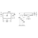 Umywalka Nablatowa Collaro 36x56 4A205601 Villeroy&Boch