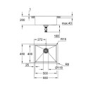 Zlewozmywak Podblatowy K700U Stal Szlachetna 54x44 cm 31574SD1 Grohe