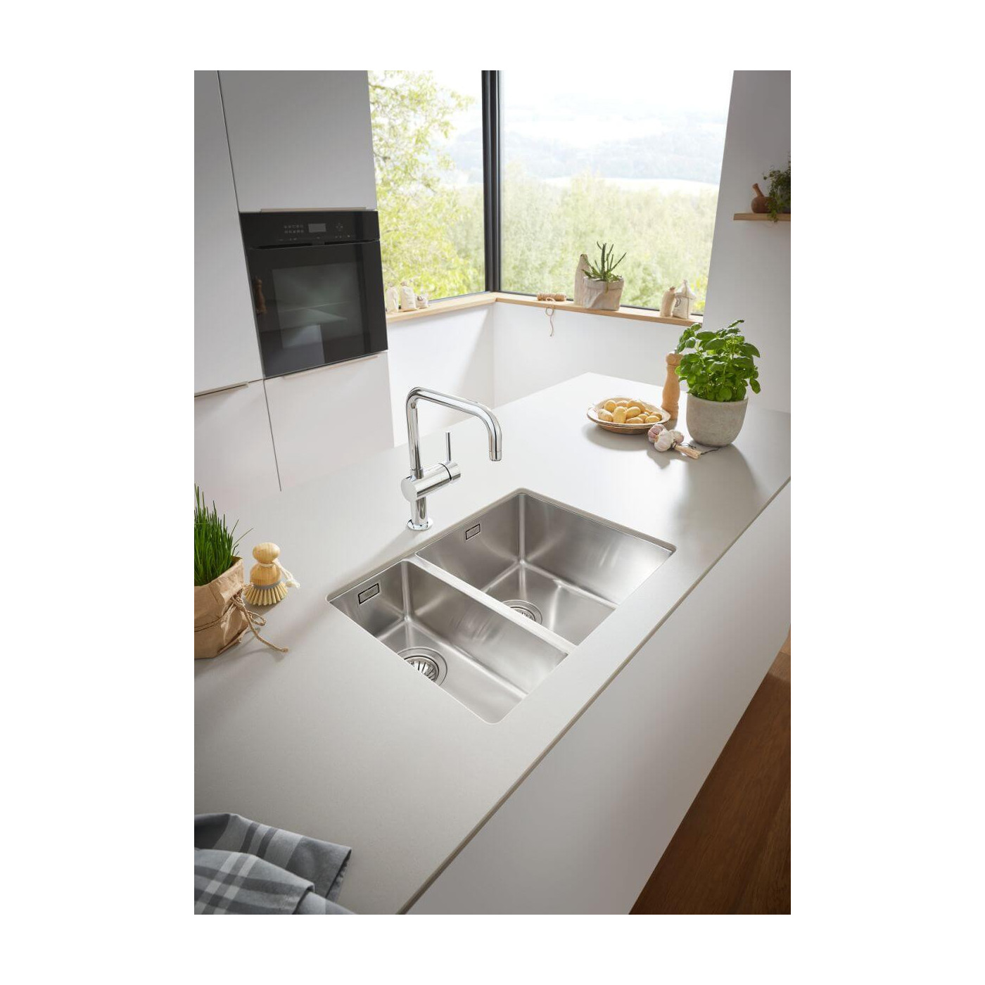 Zlewozmywak Podblatowy K700U Stal Szlachetna 54x44 cm 31574SD1 Grohe