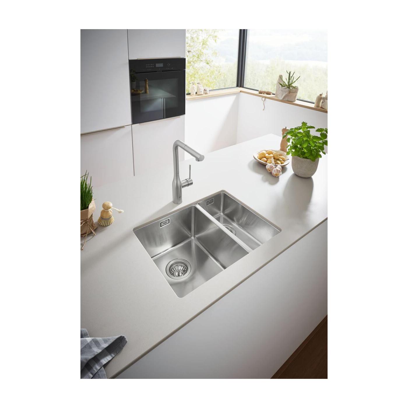 Zlewozmywak Podblatowy K700U Stal Szlachetna 54x44 cm 31574SD1 Grohe