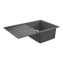 Zlewozmywak Kompozytowy K400 78x50 cm Z Ociekaczem Szary Granit 31639AT0 Grohe