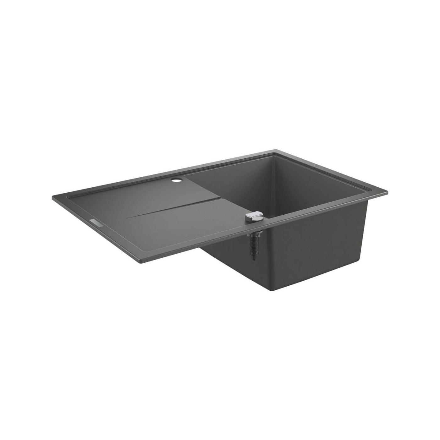 Zlewozmywak Kompozytowy K400 78x50 cm Z Ociekaczem Szary Granit 31639AT0 Grohe