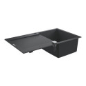 Zlewozmywak Kompozytowy K500 86x50 cm Z Ociekaczem Czarny Granit 31644AP0 Grohe