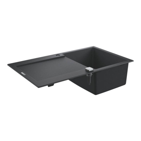 Zlewozmywak Kompozytowy K500 86x50 cm Z Ociekaczem Czarny Granit 31644AP0 Grohe