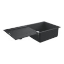 Zlewozmywak Kompozytowy K500 100x50 cm Z Ociekaczem Czarny Granit 31645AP0 Grohe