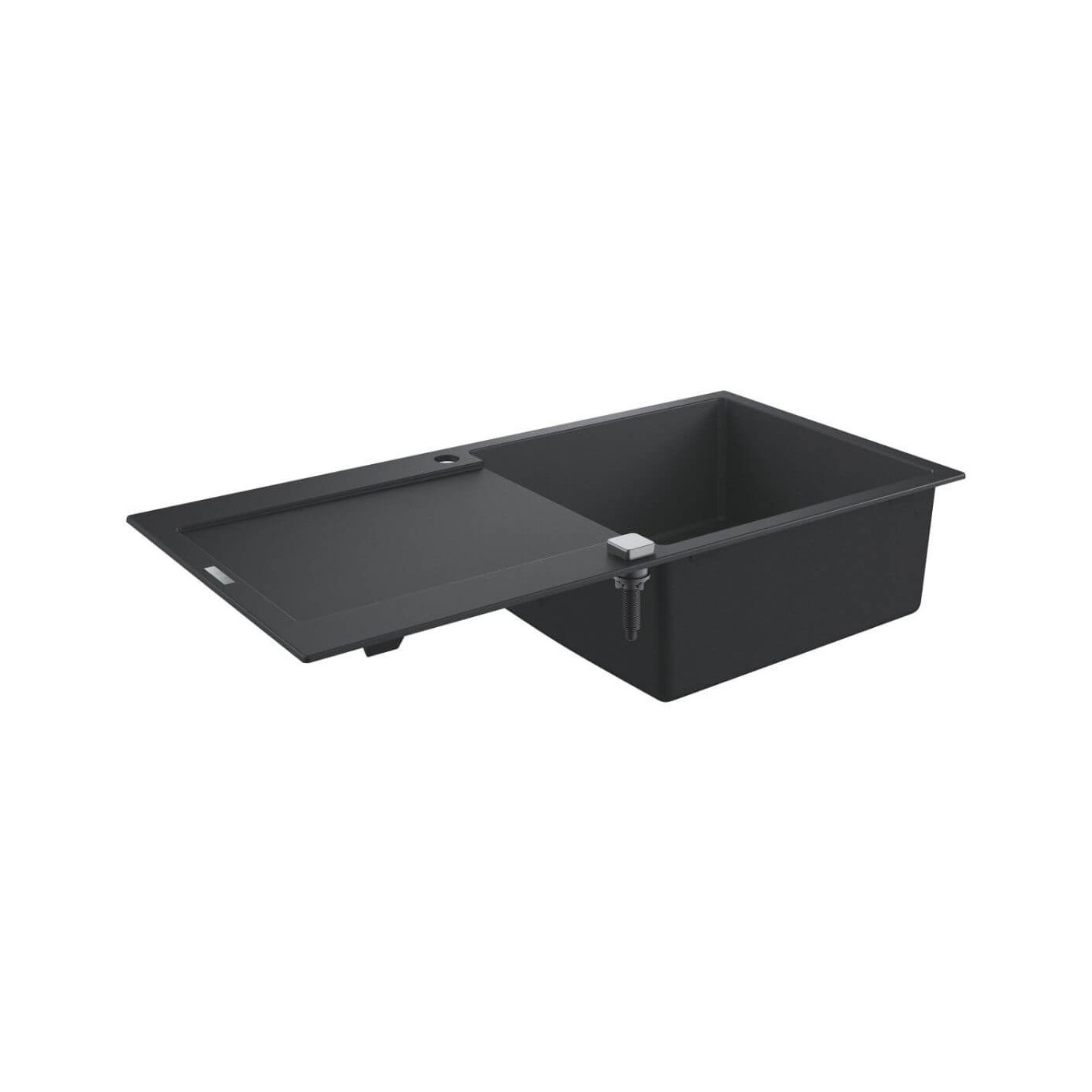 Zlewozmywak Kompozytowy K500 100x50 cm Z Ociekaczem Czarny Granit 31645AP0 Grohe