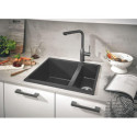 Zlewozmywak Kompozytowy K500 100x50 cm Z Ociekaczem Czarny Granit 31646AP0 Grohe