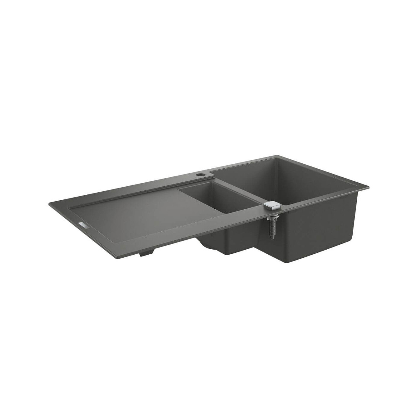 Zlewozmywak Kompozytowy K500 100x50 cm Z Ociekaczem Szary Granit 31646AT0 Grohe