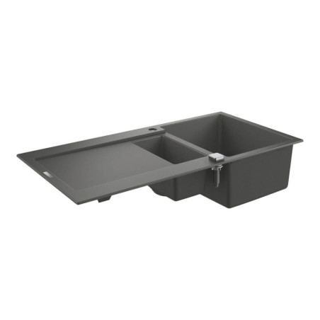 Zlewozmywak Kompozytowy K500 100x50 cm Z Ociekaczem Szary Granit 31646AT0 Grohe