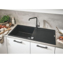 Zlewozmywak Kompozytowy K500 100x50 cm Z Ociekaczem Szary Granit 31646AT0 Grohe
