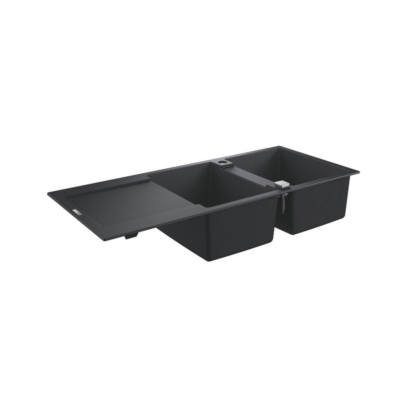Zlewozmywak Kompozytowy K500 116x50 cm Z Ociekaczem Szary Granit 31647AP0 Grohe