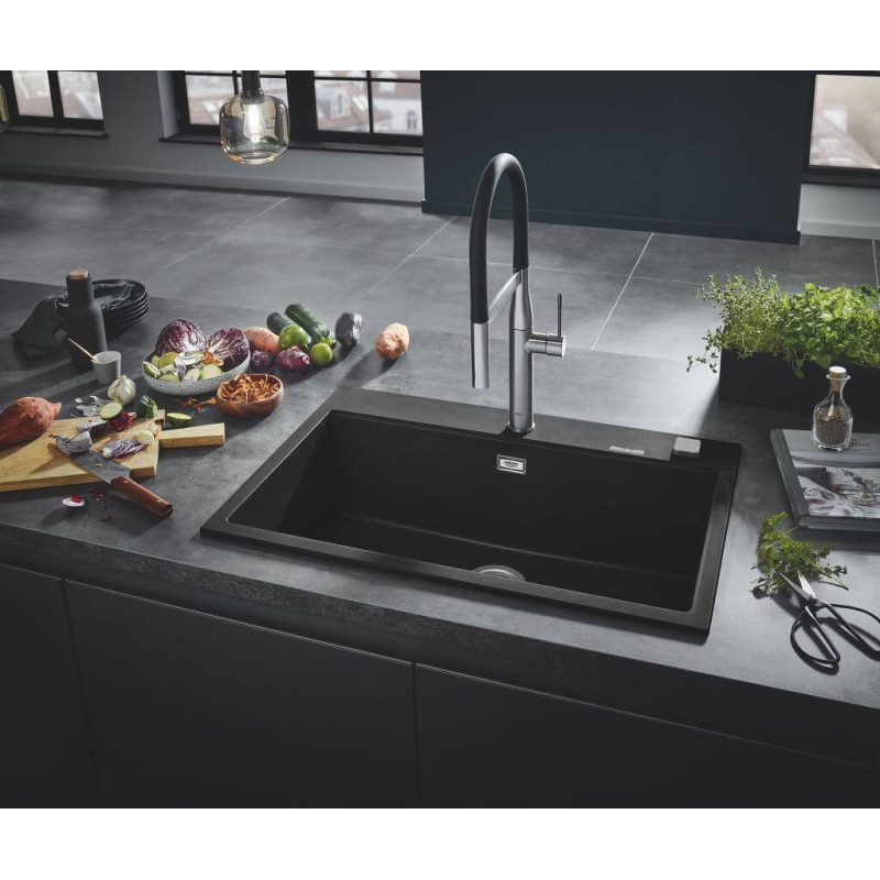 Zlewozmywak Kompozytowy K700 40x50 cm Czarny Granit 31650AP0 Grohe