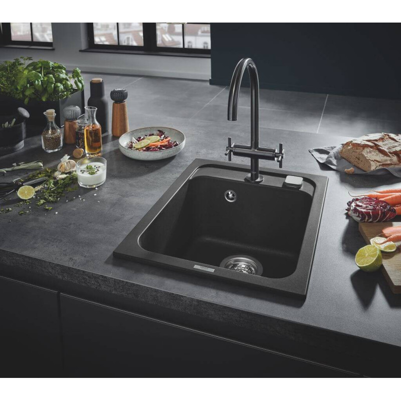 Zlewozmywak Kompozytowy K700 40x50 cm Szary Granit 31650AT0 Grohe
