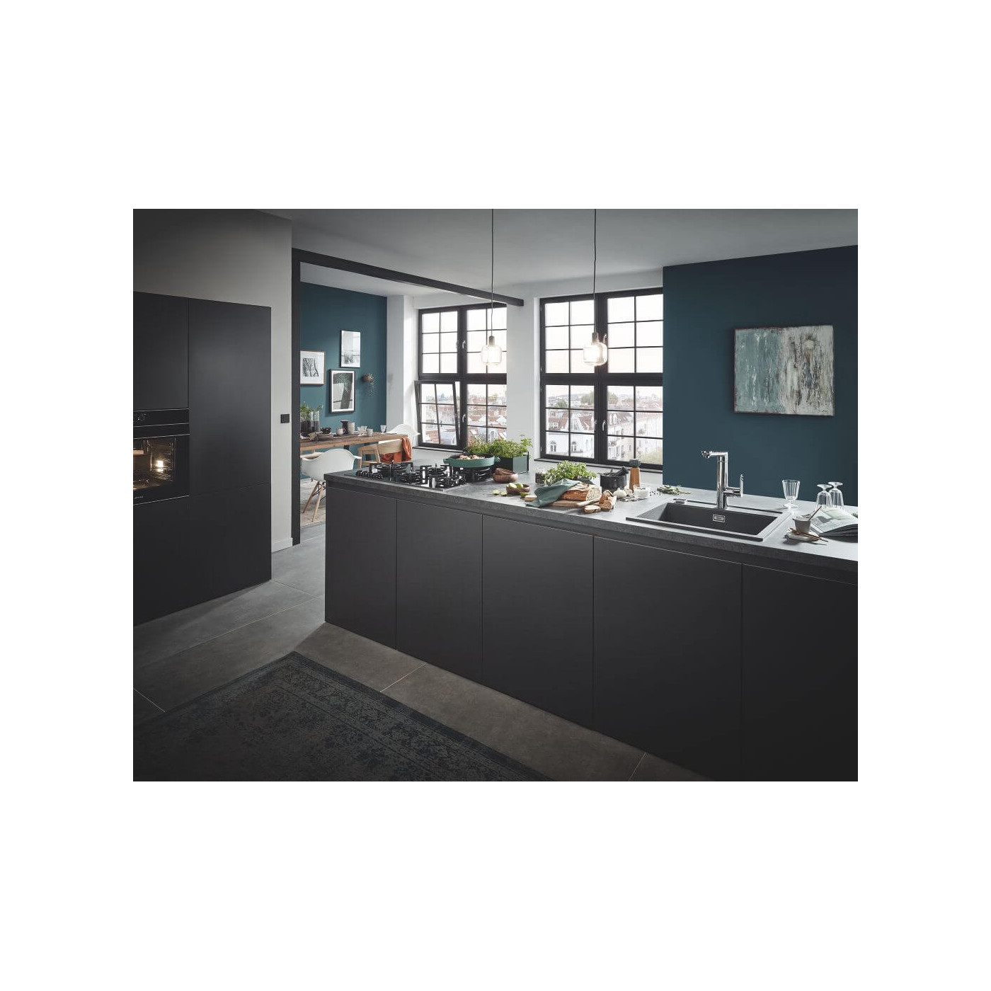 Zlewozmywak Kompozytowy K700 40x50 cm Szary Granit 31650AT0 Grohe